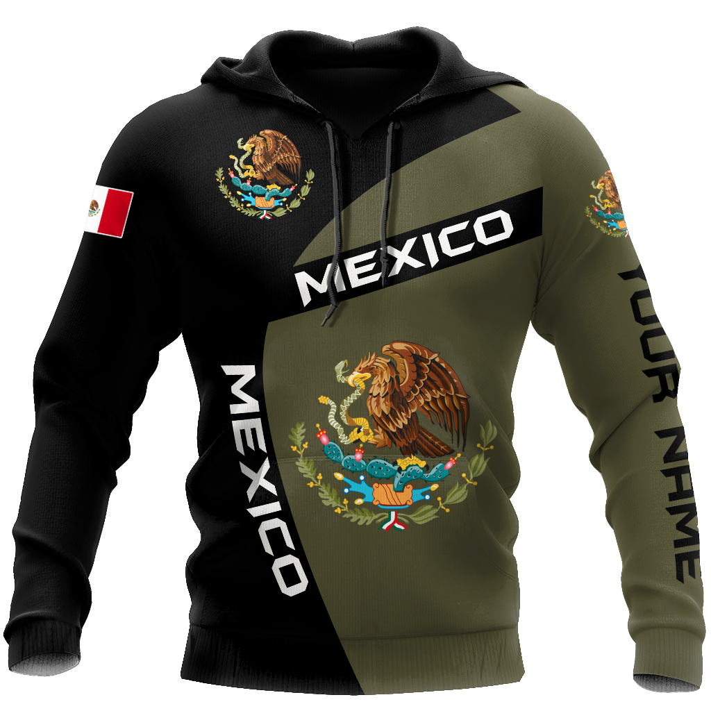 Personalized Mexico 3D All Over Printed Hoodie