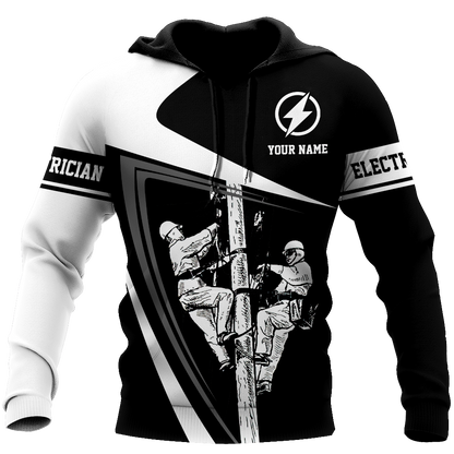 Customize Name Electrician 3D All Over Printed Unisex Shirts MH08052101