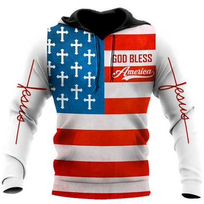 God Bless America - Christian - 3D All Over Printed Style for Men and Women