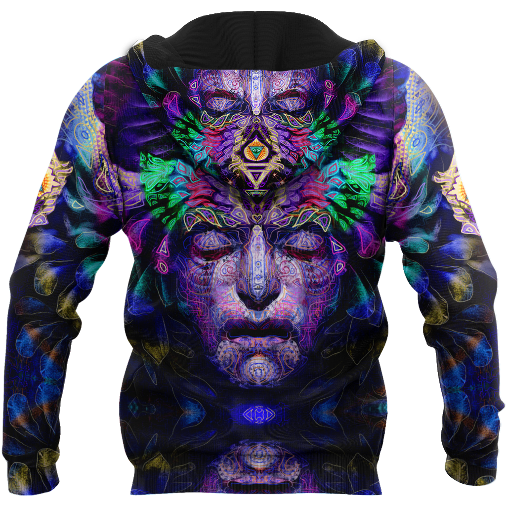 Illuminated 3D All Over Printed Unisex Shirts Psychedelic All Seeing Eyes