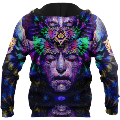 Illuminated 3D All Over Printed Unisex Shirts Psychedelic All Seeing Eyes