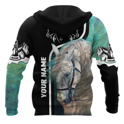 Personalized Name Premium Horse 3D All Over Printed Unisex Shirts