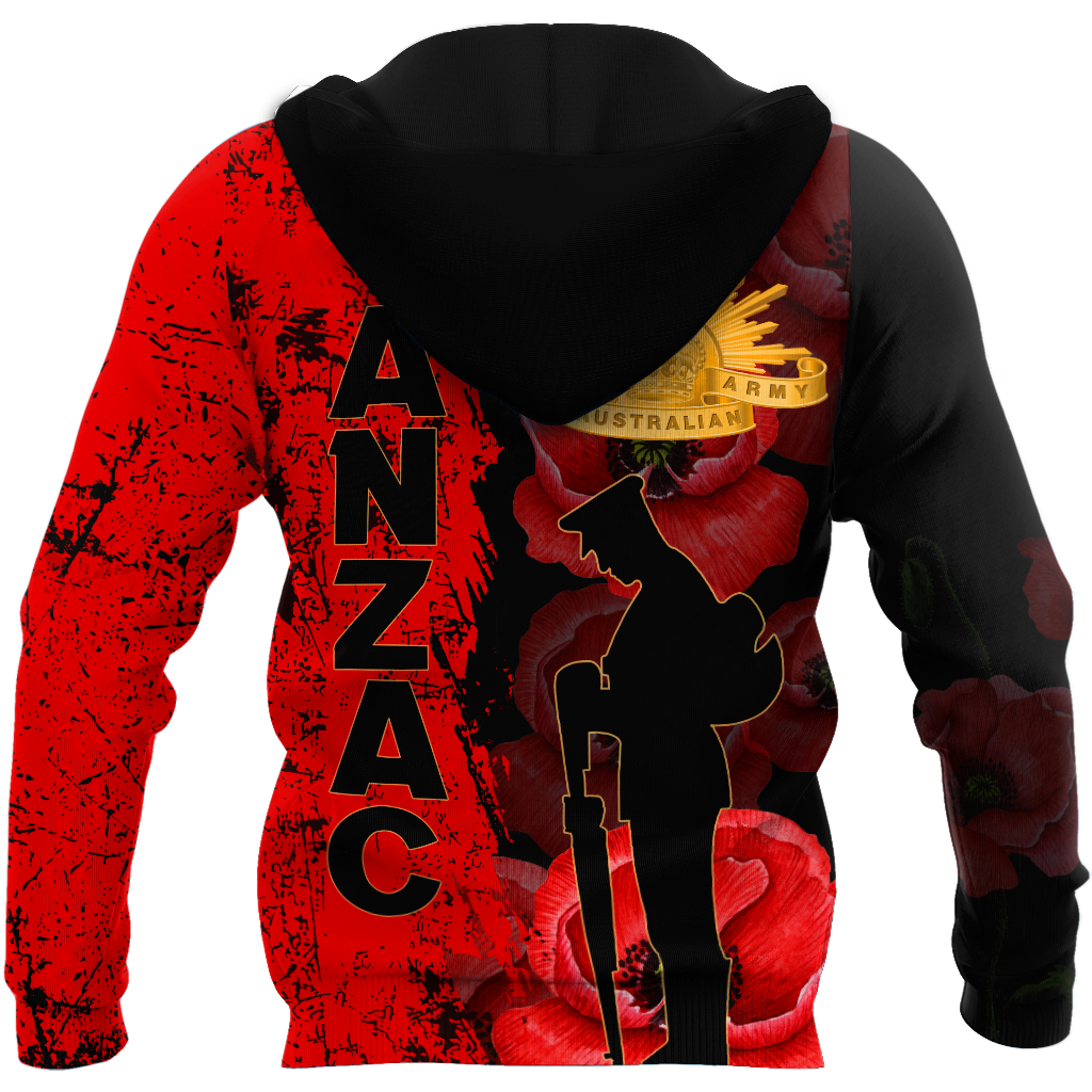 Premium Anzac Day New Zealand And Australia Culture Poppy 3D Printed Unisex Shirts TN