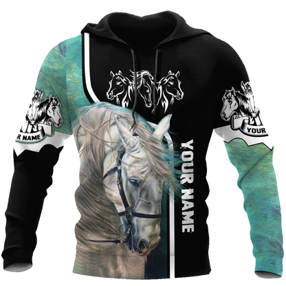 Personalized Name Premium Horse 3D All Over Printed Unisex Shirts
