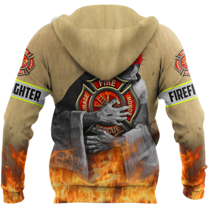 Customize Name Firefighter Hoodie Shirts For Men And Women TNA09032103