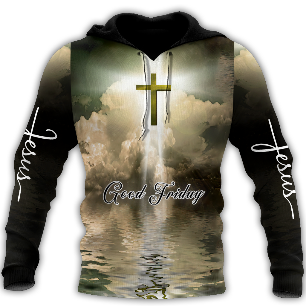 Premium Unisex Hoodie 3D All Over Printed Easter Day Christian Jesus No44 ML