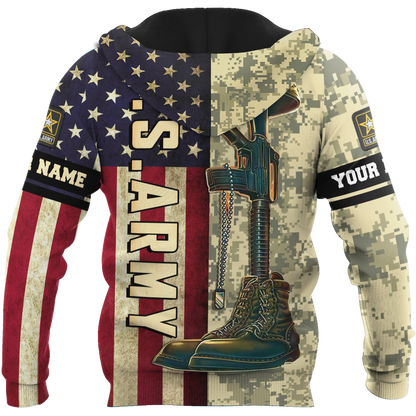 Personalized US Army 3D All Over Printed Shirts MH09062101