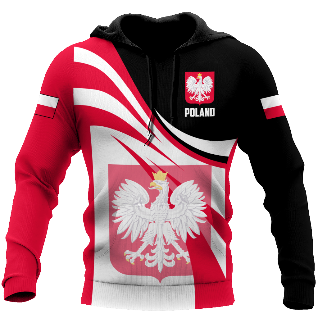 Personalized Polska 3D All Over Printed Unisex Hoodie