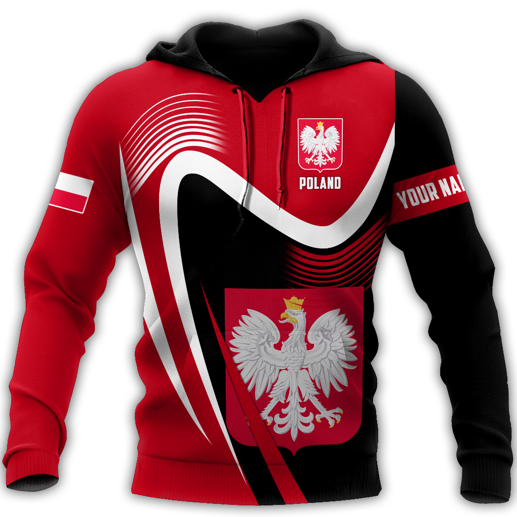 Personalized Polska 3D All Over Printed Unisex Hoodie