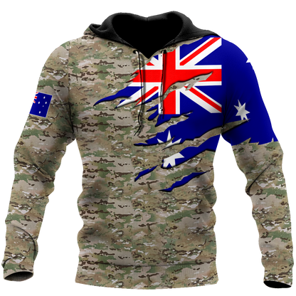 Tmarc Tee Remembrance Australia in my heart Camo 3D print shirts