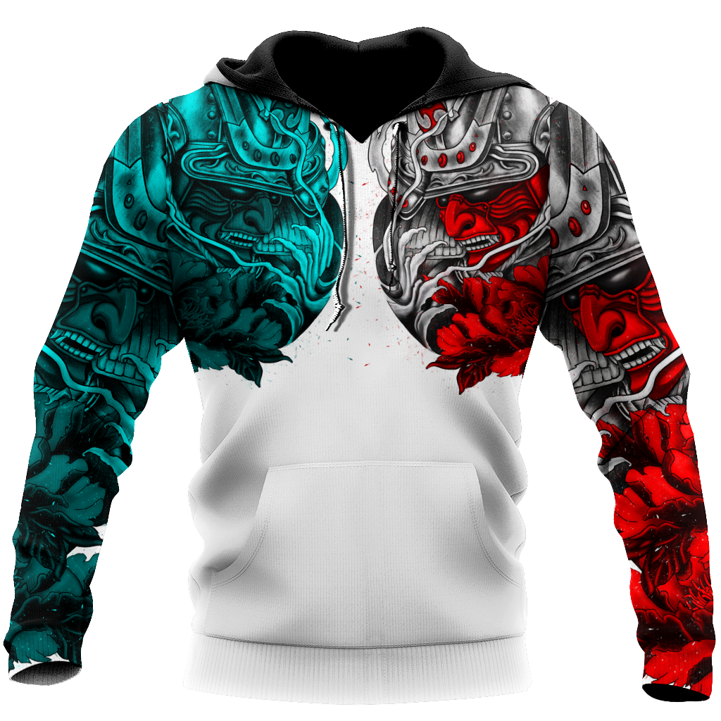 Premium 3D Printed Samurai Tattoo Shirts MEI