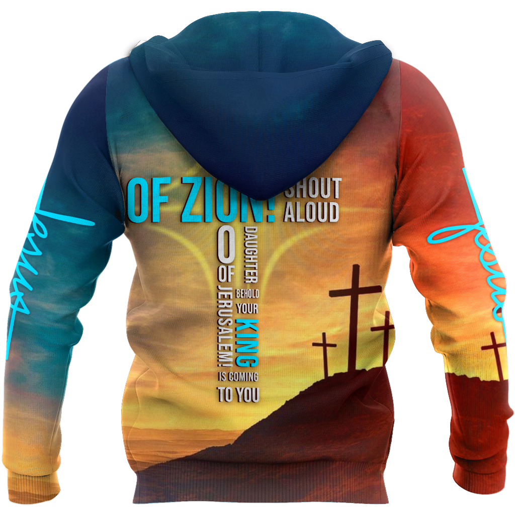 Premium Unisex Hoodie 3D All Over Printed Easter Day Christian Jesus No47 ML