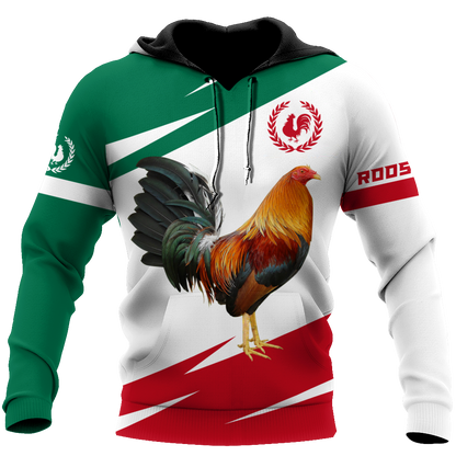 Mexican Rooster 3D Printed Unisex Shirts SN10052101