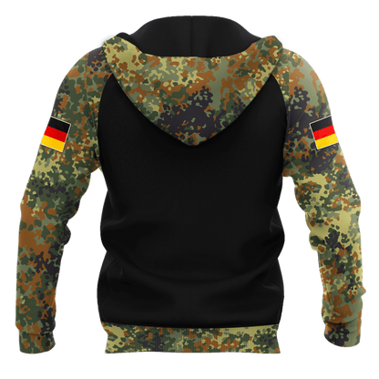Personalized name German Army Hoodie 3D All Over Printed Unisex Shirts