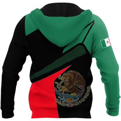 Personalized Mexico 3D All Over Printed Hoodie