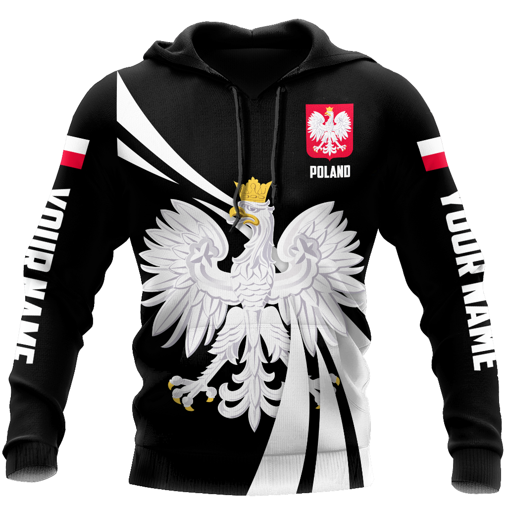 Personalized Polska 3D All Over Printed Unisex Hoodie