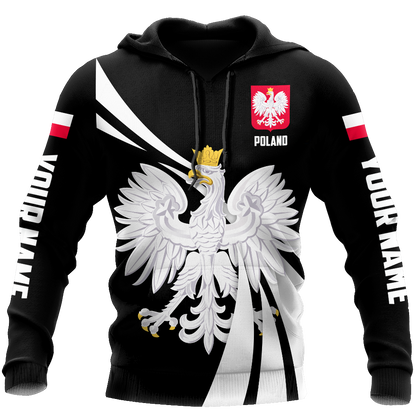 Personalized Polska 3D All Over Printed Unisex Hoodie