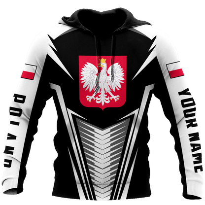 Personalized Polska 3D All Over Printed Unisex Hoodie
