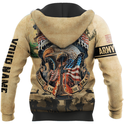 U.S Army veteran Home Free custom name design 3d print shirts Proud Military