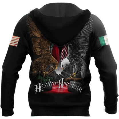 Mexican American Hoodie 3D All Over Printed Shirts For Men and Women TR1012207