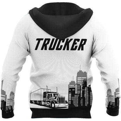 Trucker 3D All Over Printed Shirts For Men and Women