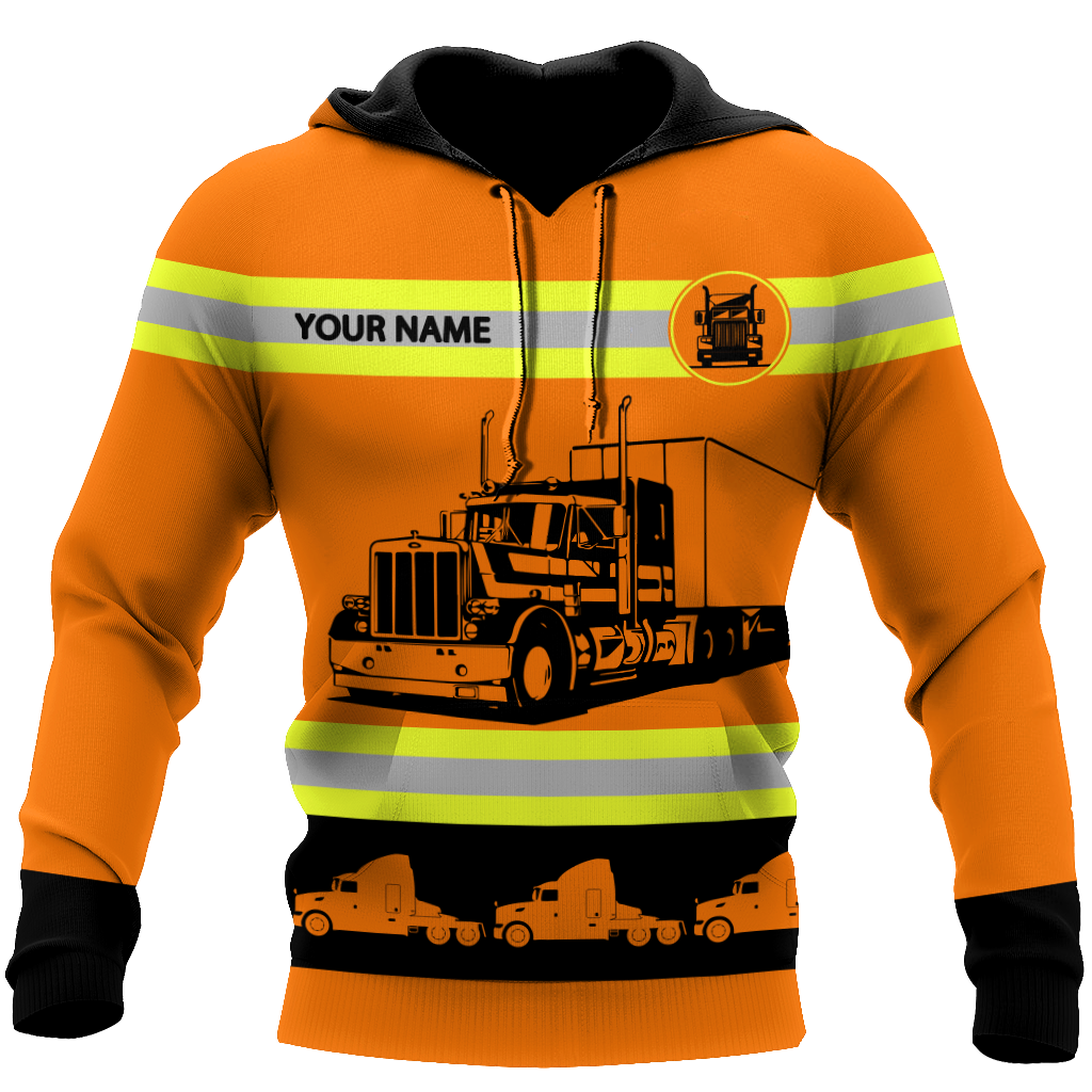 Customize Name Trucker 3D All Over Printed Unisex Shirts