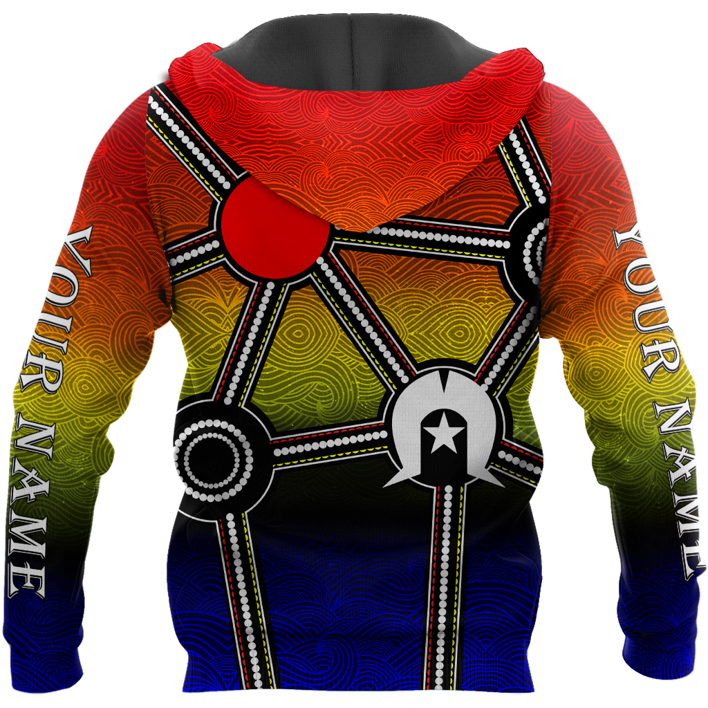 Custom name Aboriginal heal the sun and spirit 3D print shirts