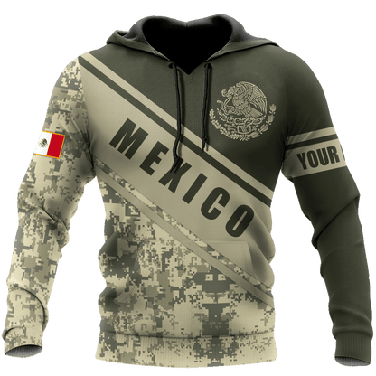 Personalized Name Mexico 3D All Over Printed Unisex Shirts