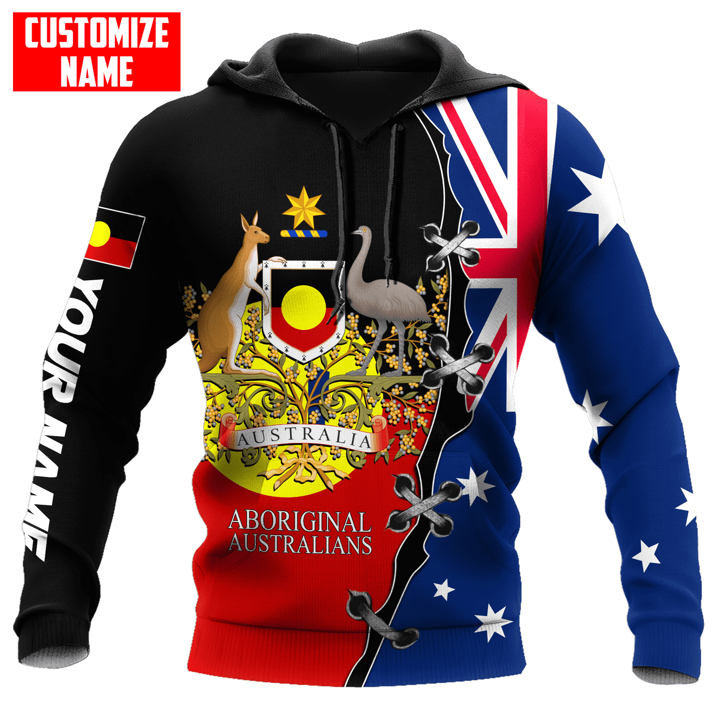 Personalized Name Australia 3D All Over Printed Unisex Shirts