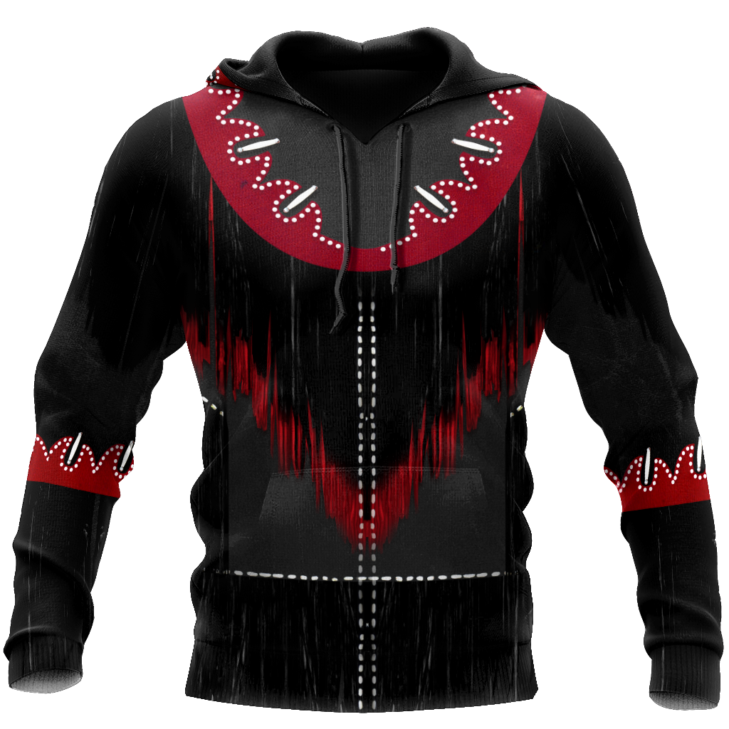 Cowboy Jacket No7 Cosplay 3D Over Printed Unisex Deluxe Hoodie ML