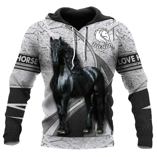 Love Horse 3D All Over Printed Unisex Shirts Pi112093