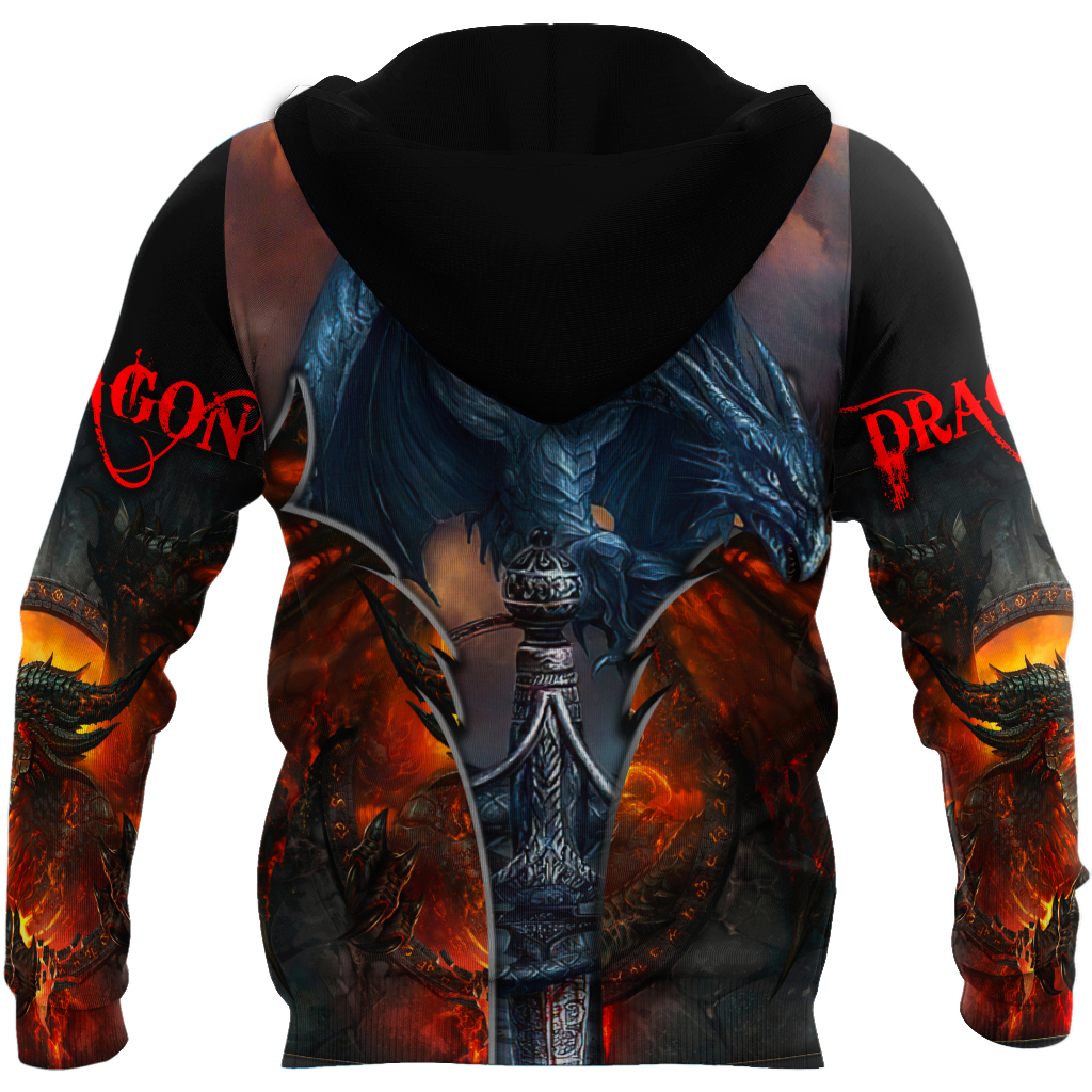 Premium Blue Dragon All Over Printed Shirts For Men And Women MEI