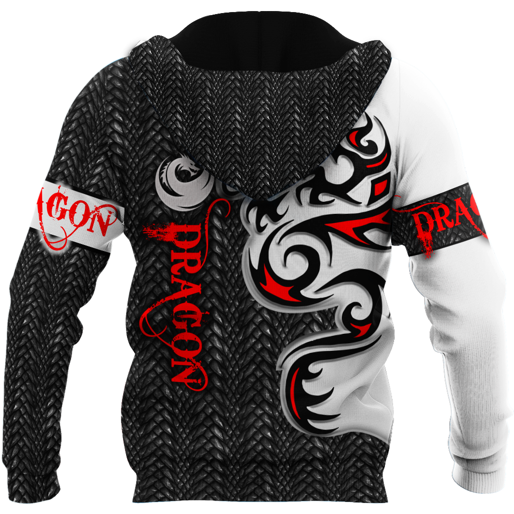 Premium Dragon Red Tatoo All Over Printed Shirts For Men And Women MEI