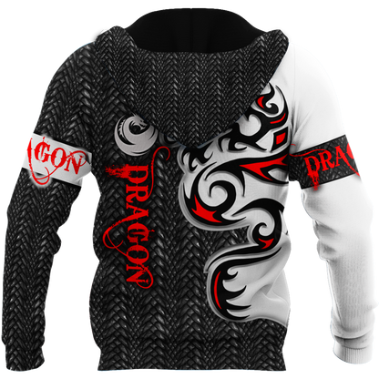 Premium Dragon Red Tatoo All Over Printed Shirts For Men And Women MEI