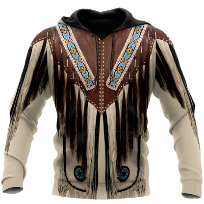 Cowboy Jacket No11 Cosplay 3D Over Printed Unisex Deluxe Hoodie ML