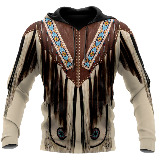 Cowboy Jacket No11 Cosplay 3D Over Printed Unisex Deluxe Hoodie ML