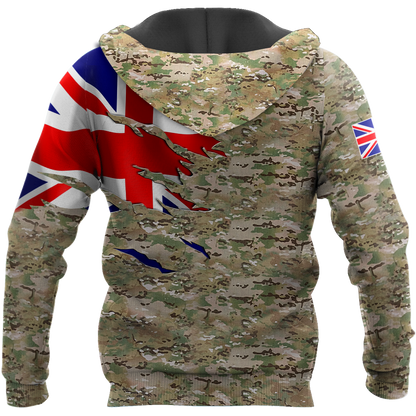 Tmarc Tee Remembrance UK in my heart Camo 3D print shirts