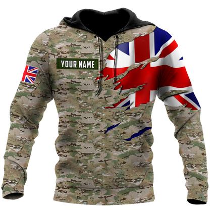 Tmarc Tee Remembrance UK in my heart Camo 3D print shirts