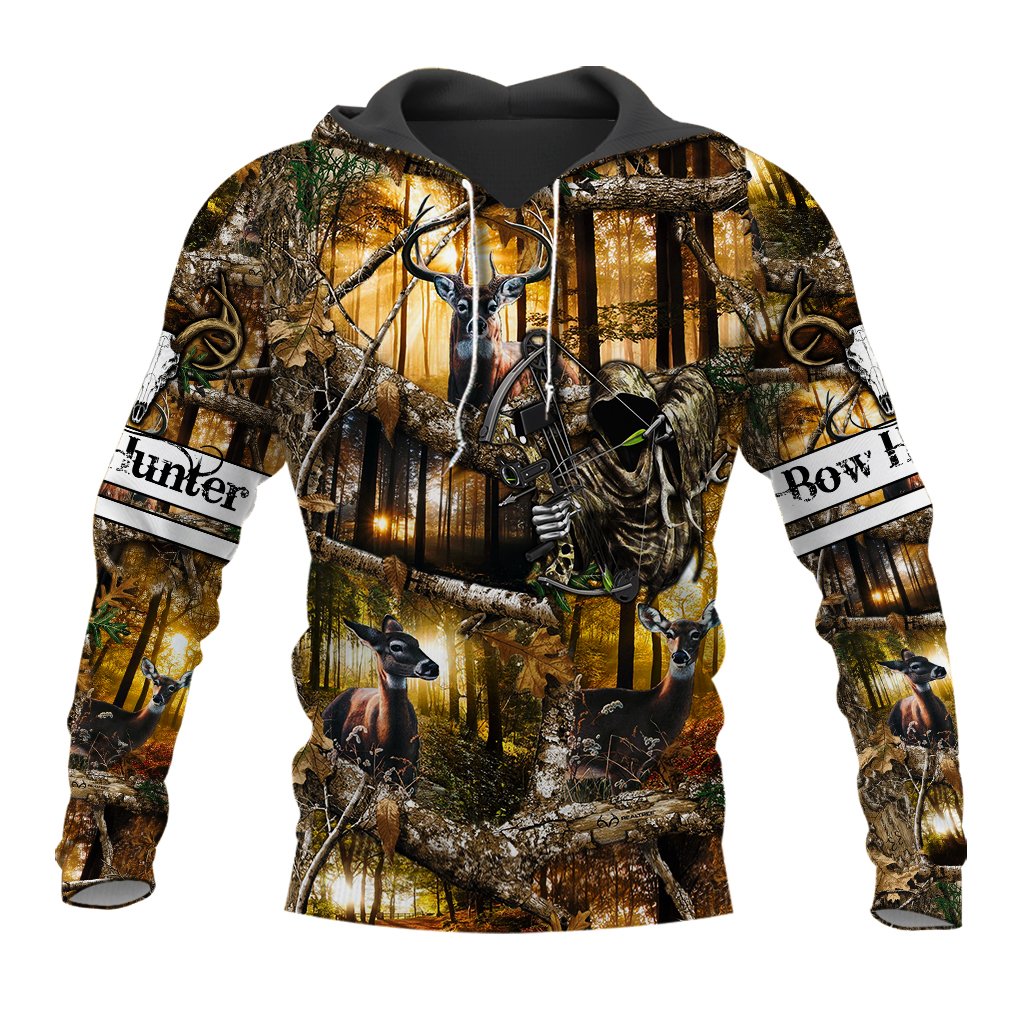 Premium Personalized Name Hunting 3D All Over Printed Unisex Shirts