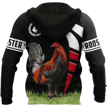 Personalized Polska Rooster 3D All Over Printed Unisex Hoodie