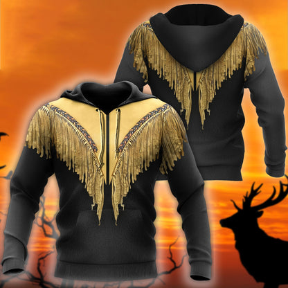 Cowboy Jacket No12 Cosplay 3D Over Printed Unisex Deluxe Hoodie ML