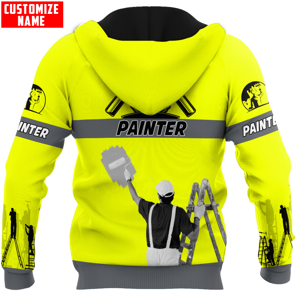 Tmarc Tee Personalized Name Painter 3D All Over Printed Unisex Shirts