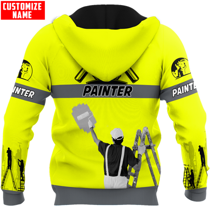 Tmarc Tee Personalized Name Painter 3D All Over Printed Unisex Shirts