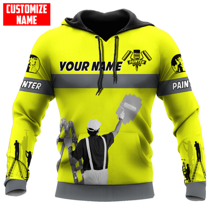 Tmarc Tee Personalized Name Painter 3D All Over Printed Unisex Shirts