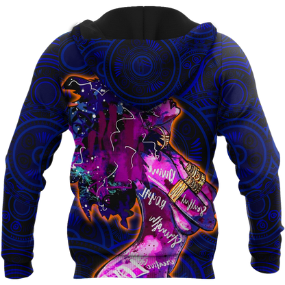 African Strong Girl Unisex Deluxe Hoodie ML