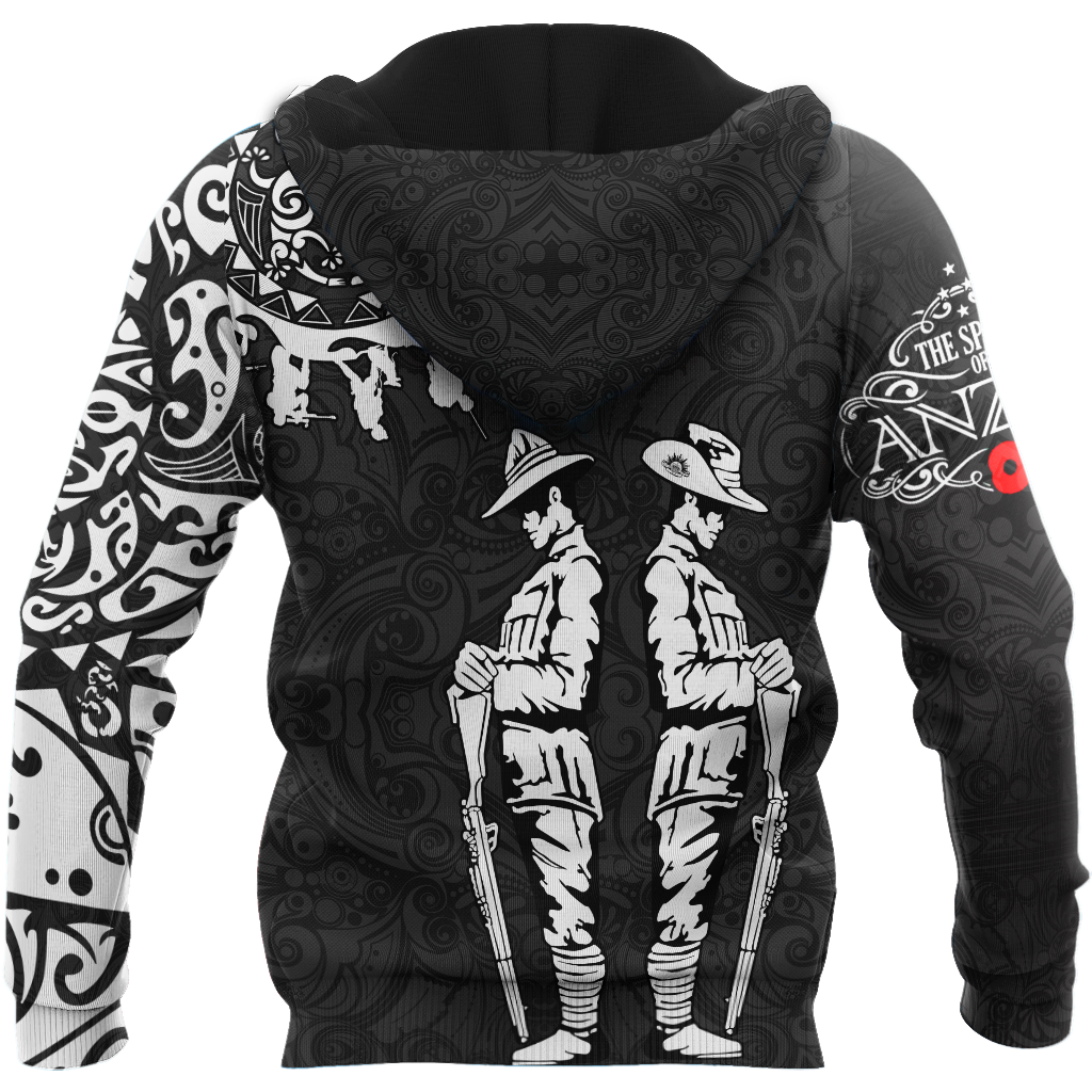 Amazing Polynesian Special Anzac Army Unisex Deluxe Hoodie ML