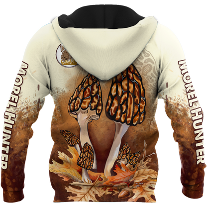 Morel mushrooms hunter 3d print shirts