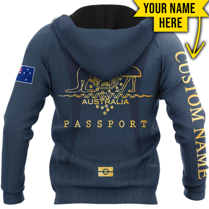 Tmarc Tee Australian passport custom name special unisex 3d print shirts