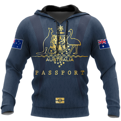 Tmarc Tee Australian passport special unisex 3d print shirts