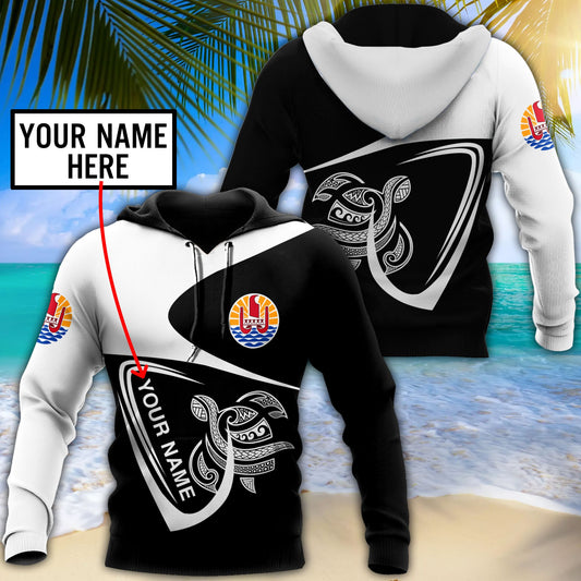 Premium Unisex Hoodie Polynesian Tahiti Custom Name ML